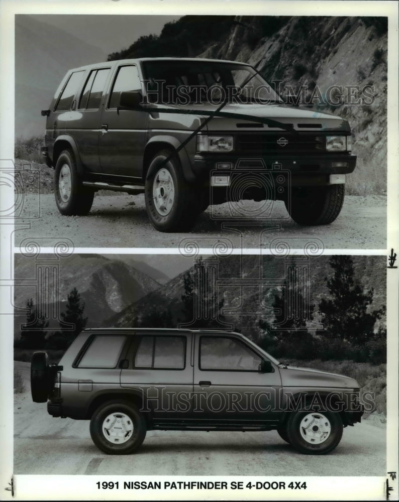 1991 Press Photo The Nissan Pathfinder SE 4 Door - Historic Images