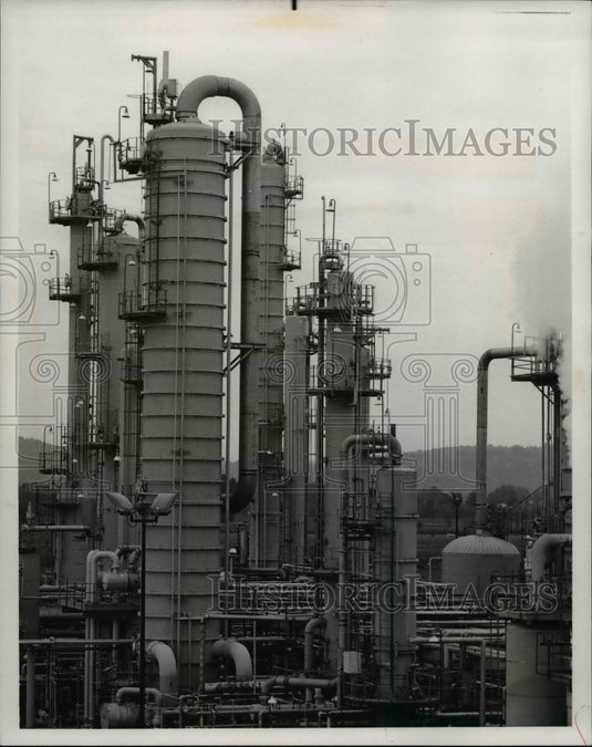 1969 Press Photo Synthetic phenol & acetone producing plant of USS Chemicals  - Historic Images