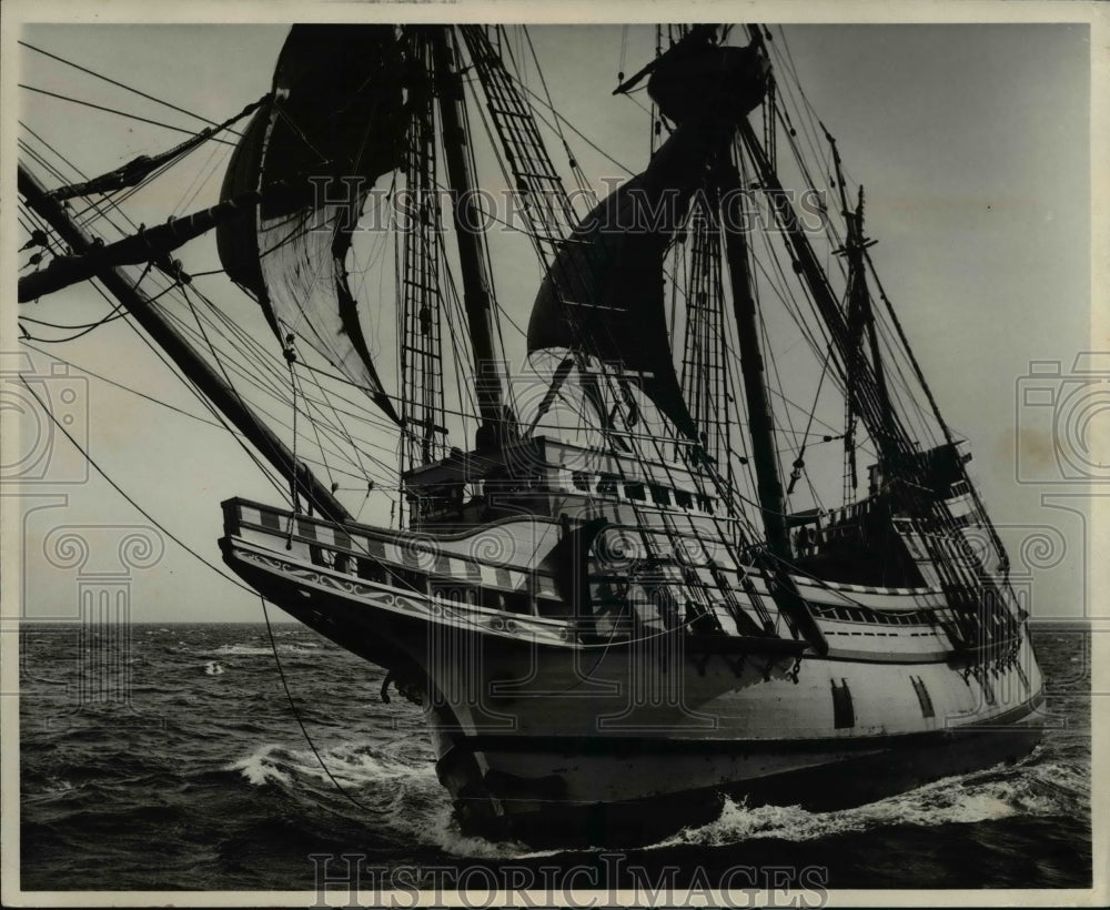 1971 Press Photo Mayflower II Ship- Historic Images