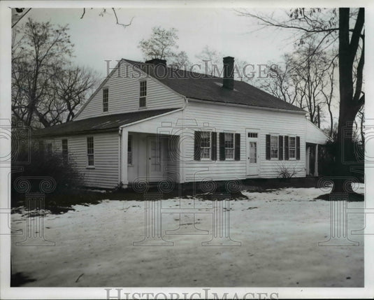 1956 Press Photo Shandy Hall mainted a Museum by Western Reserve History Society- Historic Images