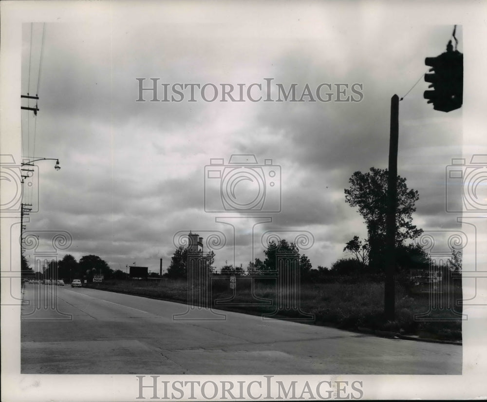 1952 Press Photo The North West Corner lot for the Westgate center- Historic Images