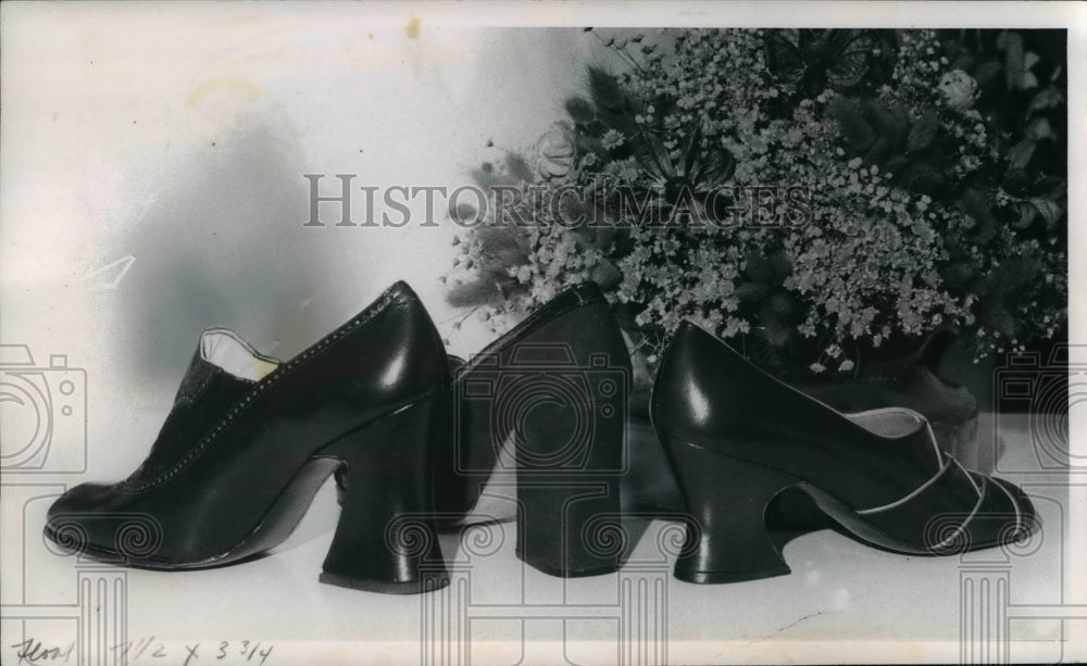 1970 Press Photo The fashionable shoes- Historic Images