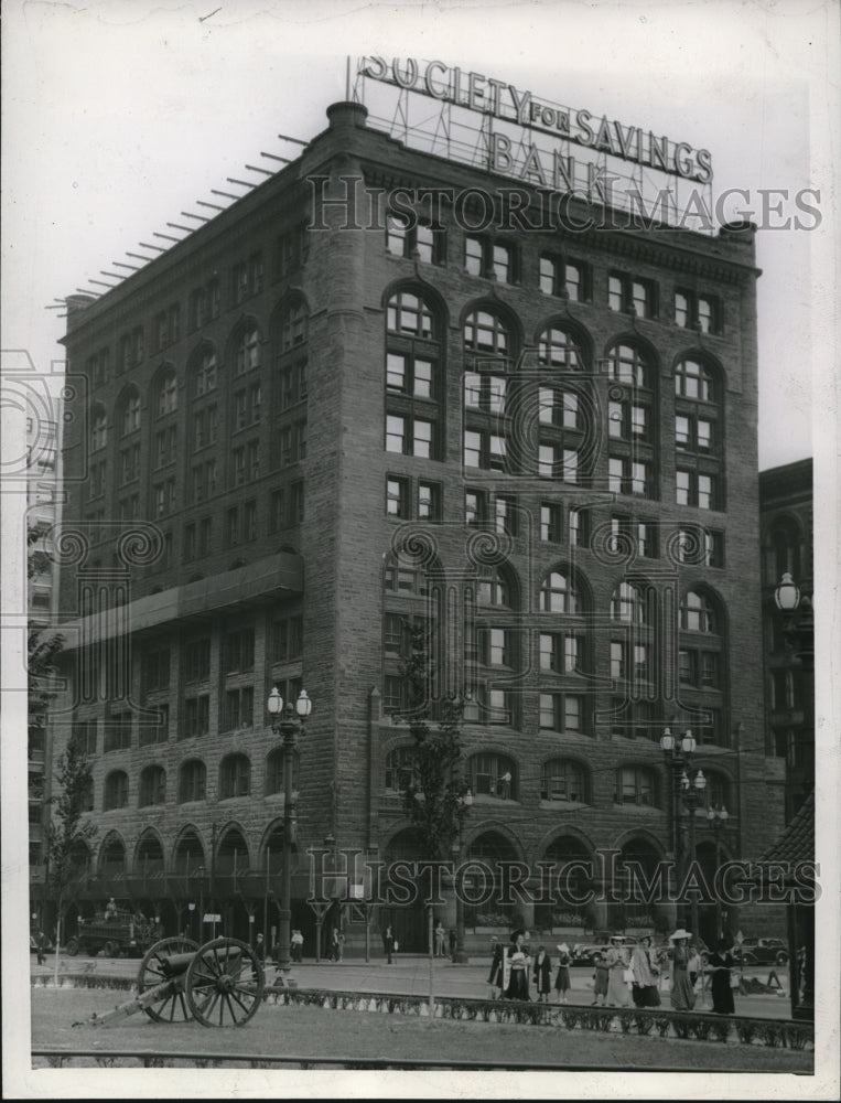 1939 Press Photo Society for Savings Bank- Historic Images