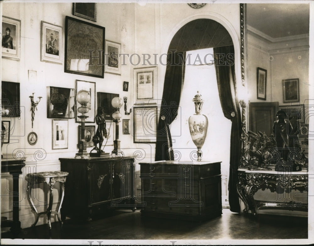 1939 Press Photo Napoleonic Room at Western Reserve Historical Society- Historic Images