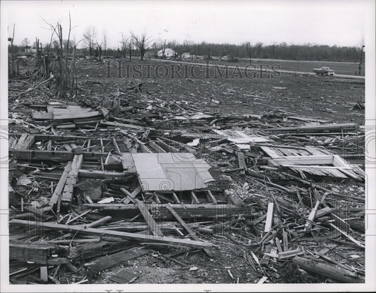 1965 Press Photo Weather Tornadoes 1965 Pittsfield Ohio- Historic Images