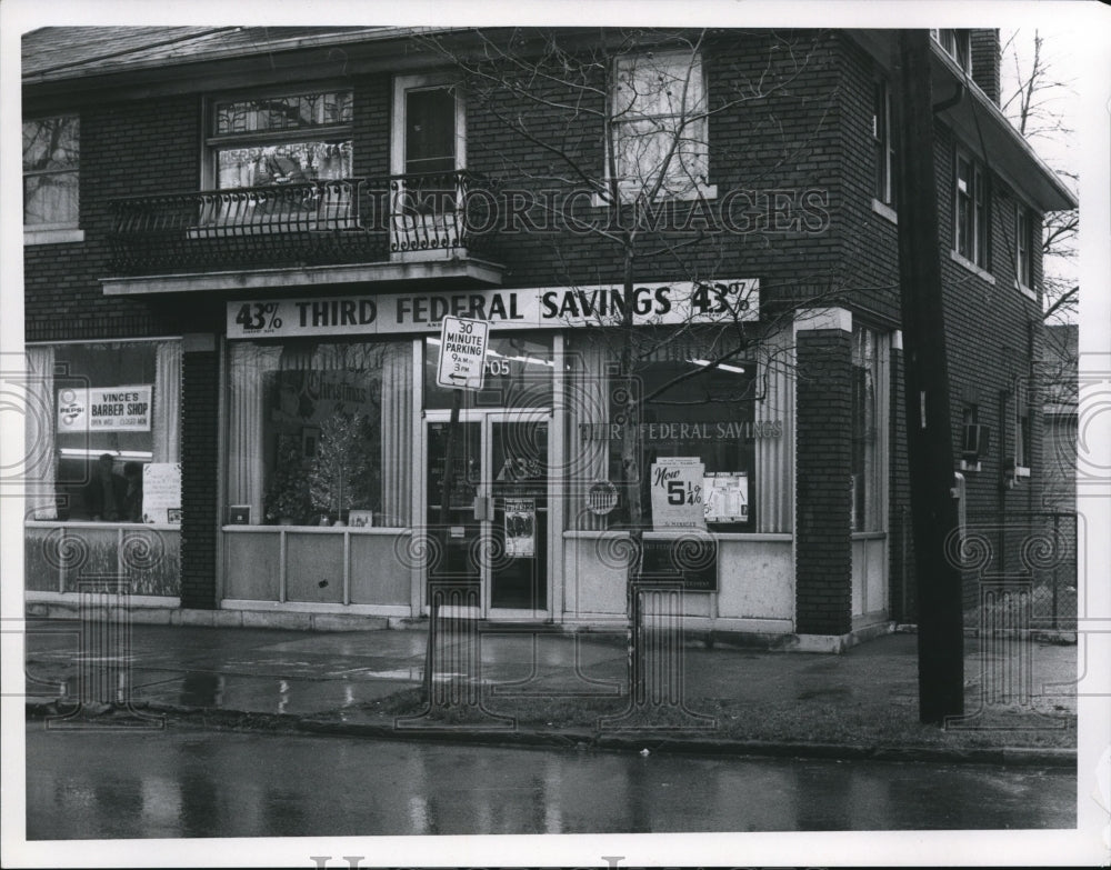 1967 Press Photo  The Third Federal Savings Bank- Historic Images