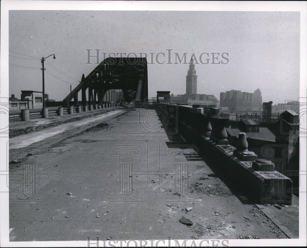 1967 Press Photo High level bridge repairs- Historic Images