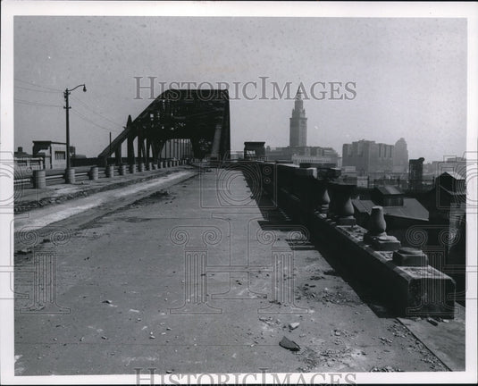 1967 Press Photo High level bridge repairs- Historic Images