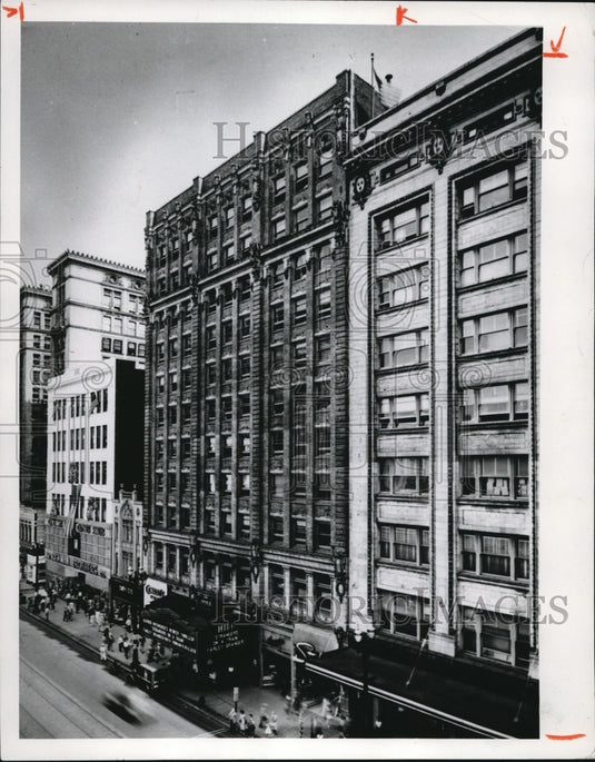 1955 Press Photo Hippodrome Building in Euclid Avenue - Historic Images