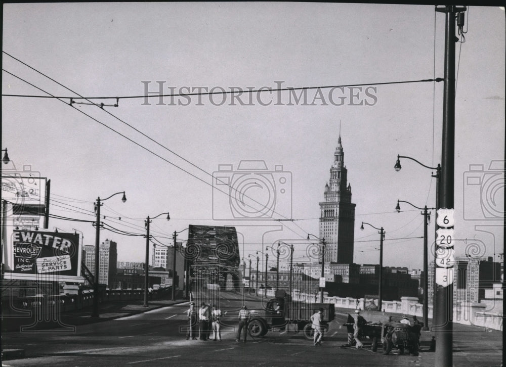 1950 Press Photo The High Level repairs- Historic Images