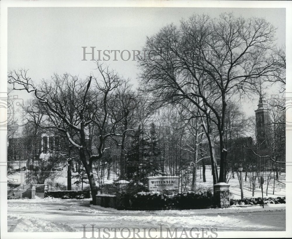 1972 Press Photo  The Wittenberg Ubniversity- Historic Images