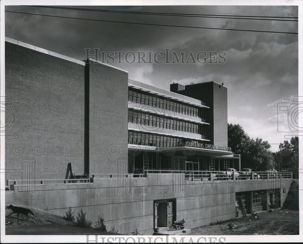 1955 Press Photo YMCA Center Building in Cleveland. - Historic Images