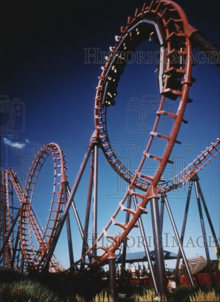 1996 Press Photo Roller coaster - cva82823- Historic Images