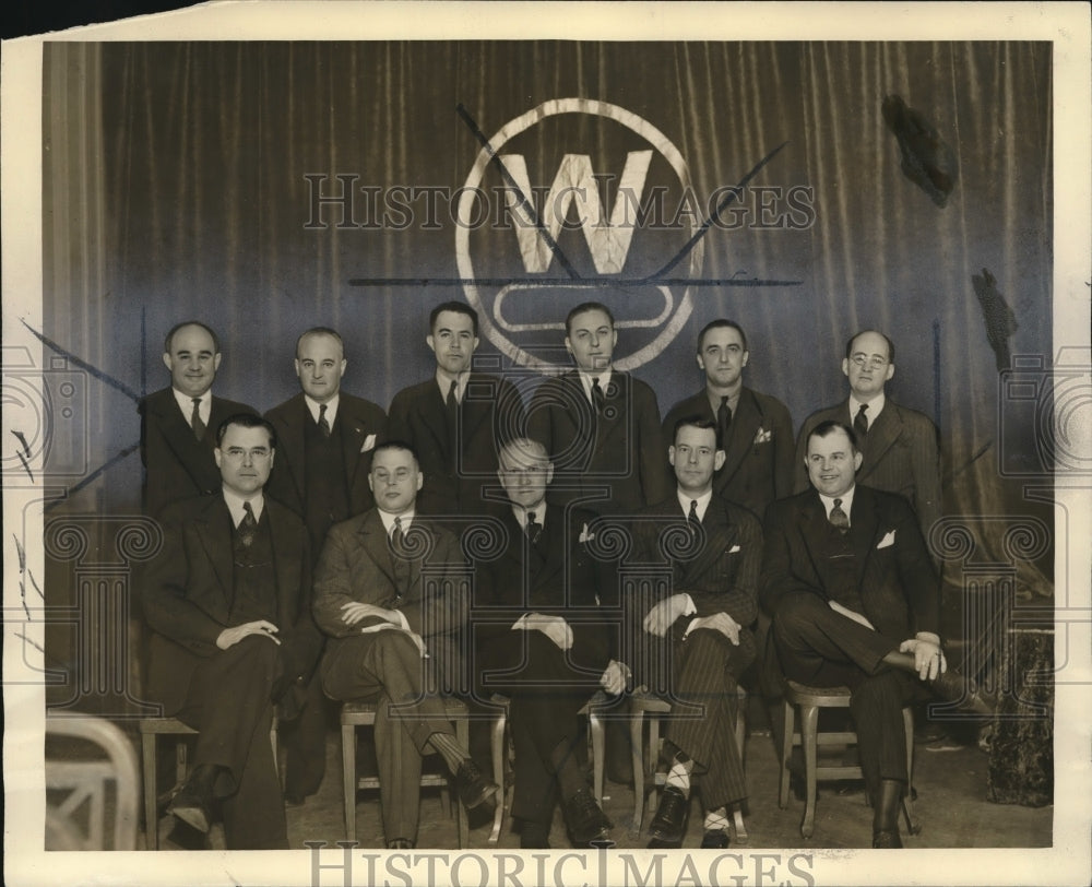 1958 Press Photo  The Westinghouse Officials- Historic Images