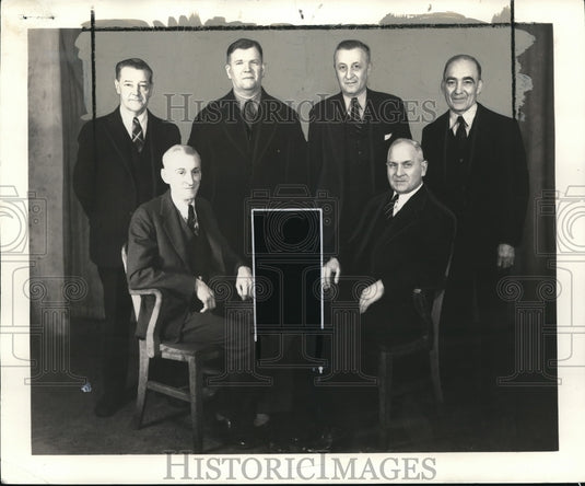 1939 Press Photo The White Motor Company's old timers, Hemann, Koplin, Zaugg- Historic Images