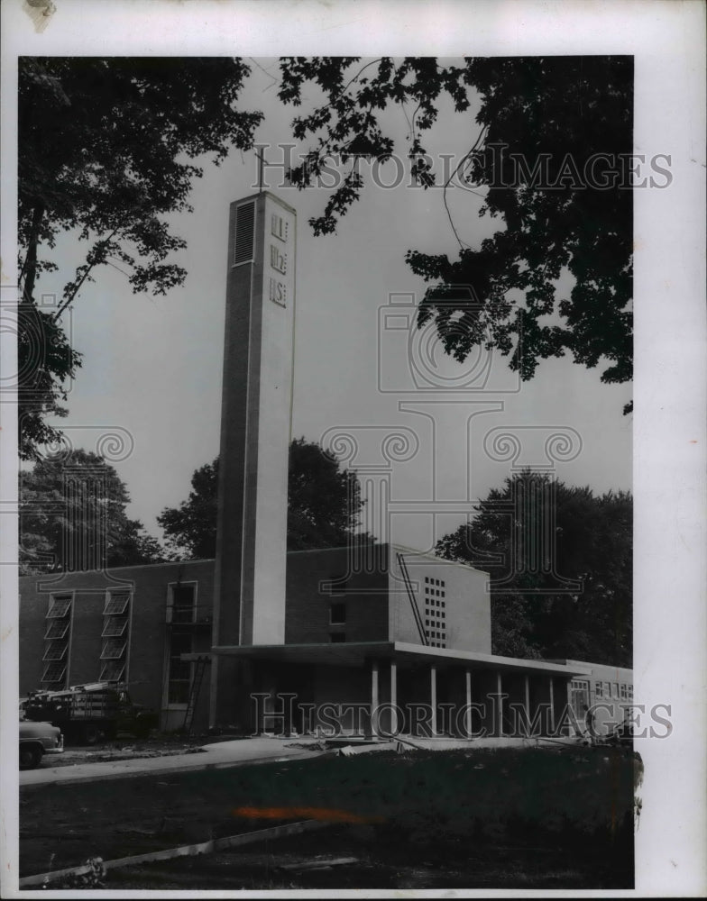 1954 Press Photo St. Johns Luthern Church  in Lake shore Blvd. and Nottingham Rd- Historic Images