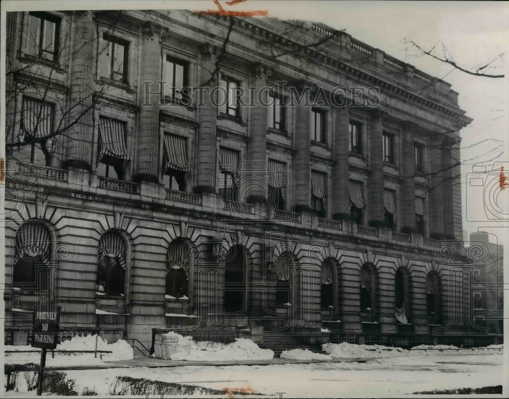 1950 Press Photo The west side of the Court House- Historic Images