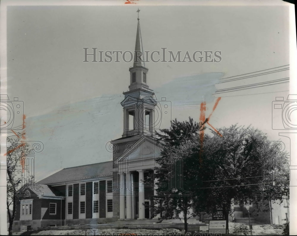 1959 Press Photo The newly completed Christ Episcopal Church- Historic Images