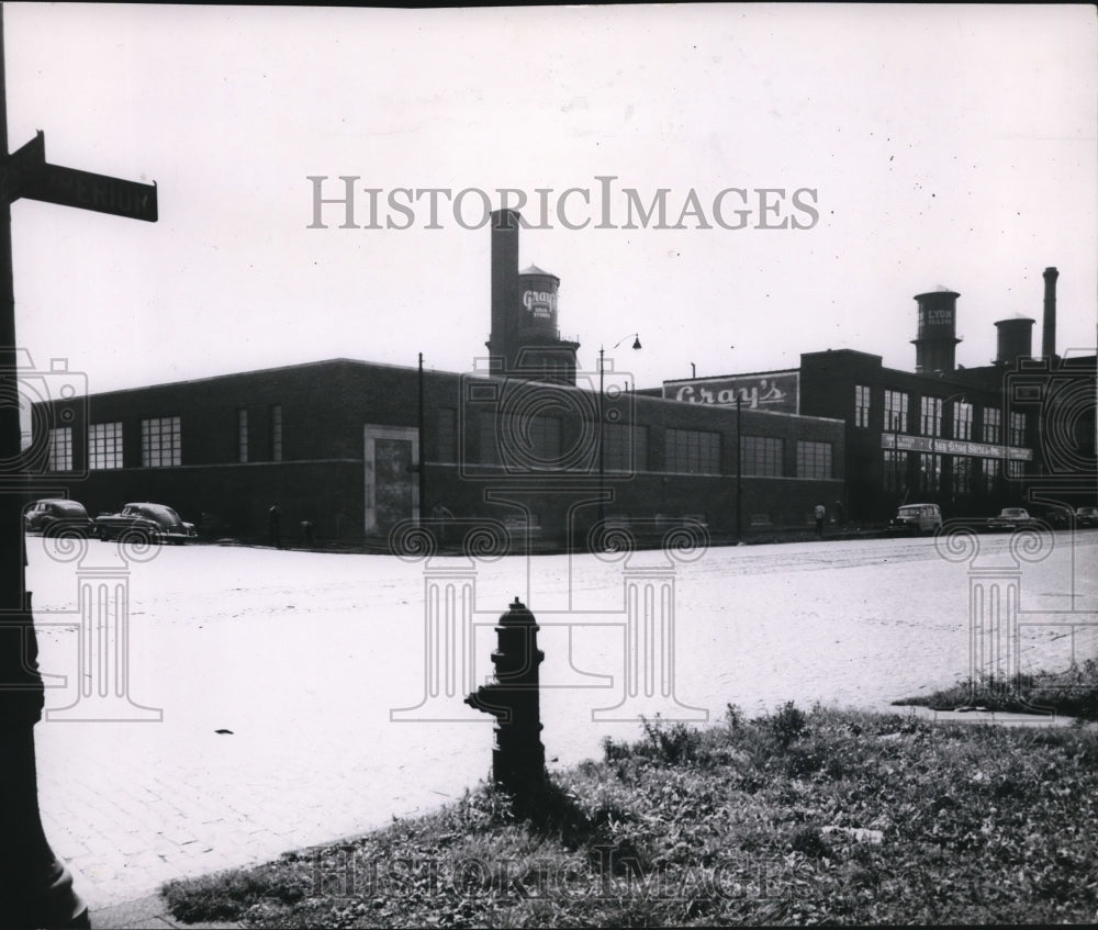 1951 Press Photo The Gray&#39;s Drug Store new warehouse- Historic Images