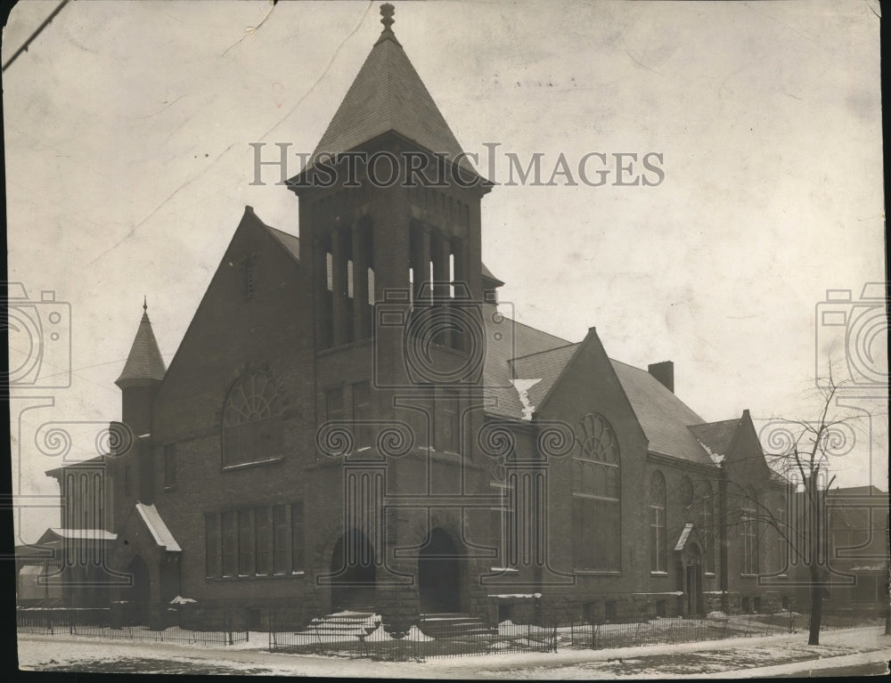 1961 Press Photo The Baptist Church at Superior Avenue- Historic Images