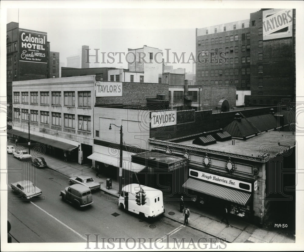 1963 Press Photo Taylor Building as seen from Prospect Avenue- Historic Images