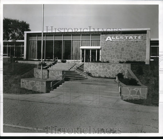 1960 Press Photo The All State Insurance Company building in Warrensvillle- Historic Images