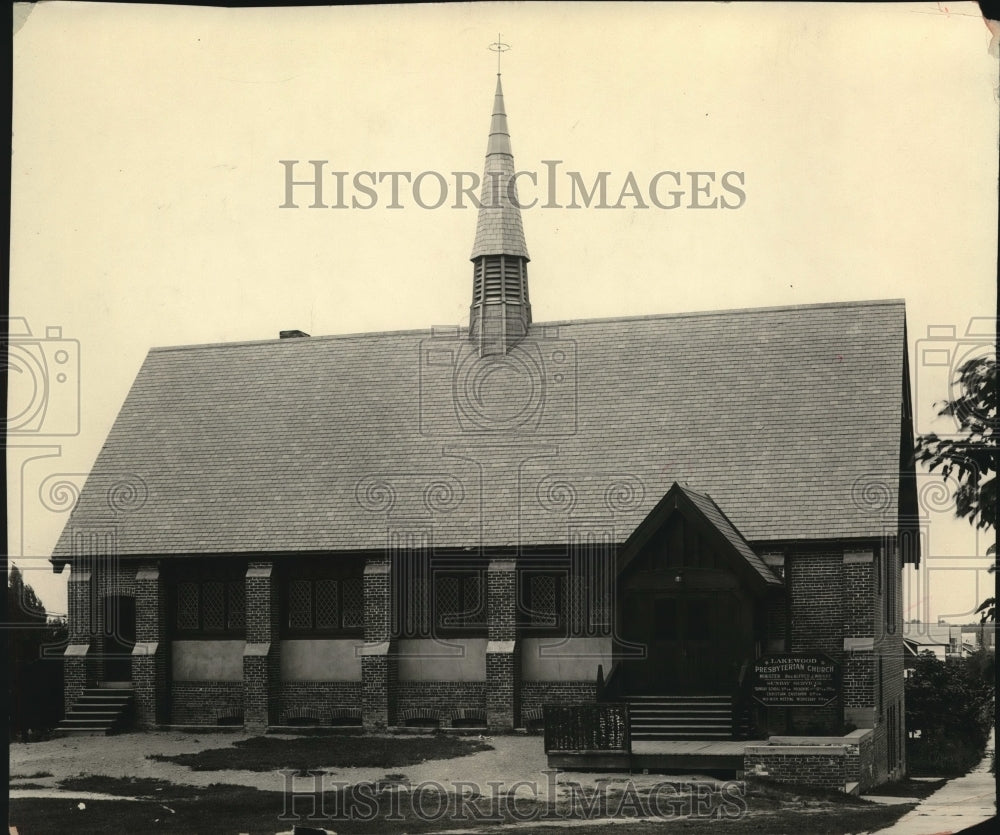 1955 Press Photo Lakewood Presbyterian Church - Historic Images