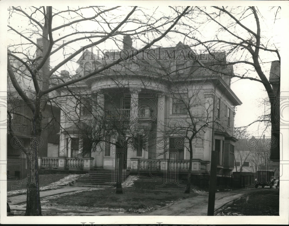 1936 Press Photo Fahey Home in 1899 E. 71st where CCRa patients are housed.- Historic Images