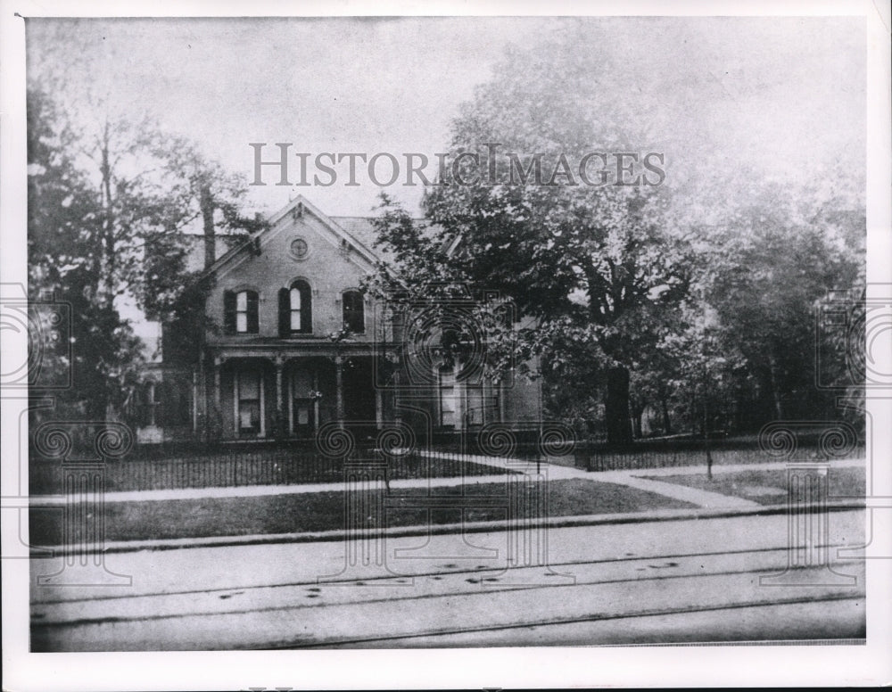 1962 Press Photo The J.J. Jenning's home in W. 14th Street- Historic Images