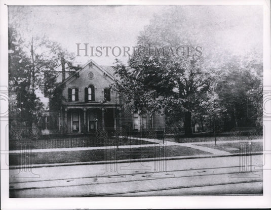 1962 Press Photo The J.J. Jenning's home in W. 14th Street- Historic Images