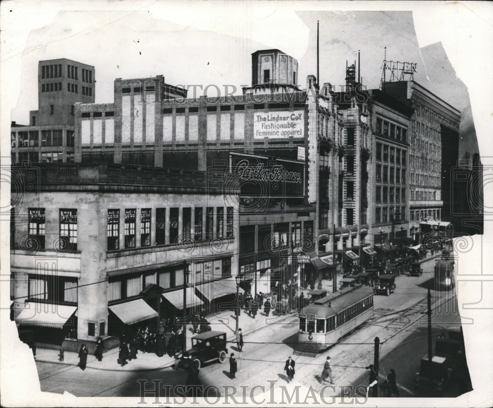 1961 Press Photo The Euclid Avenue in Circa 1920- Historic Images