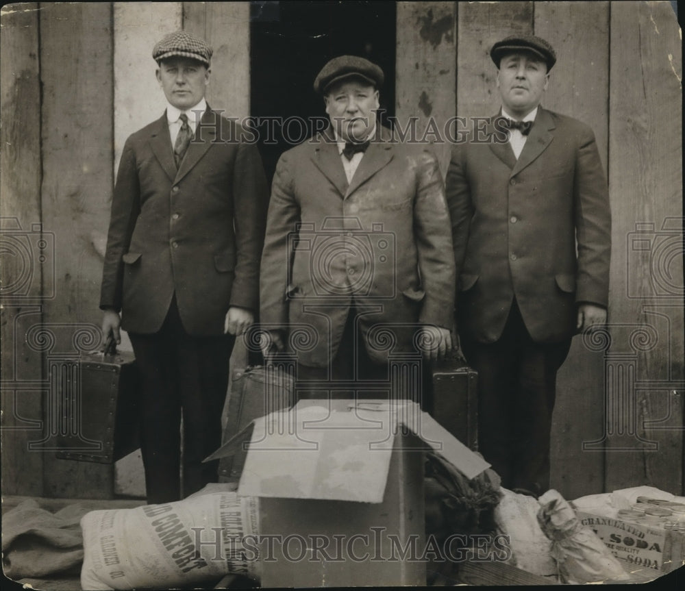 1918 Press Photo Eddy Holzworth, Capt Arthur Holzworth, Harry Holzworth - Historic Images