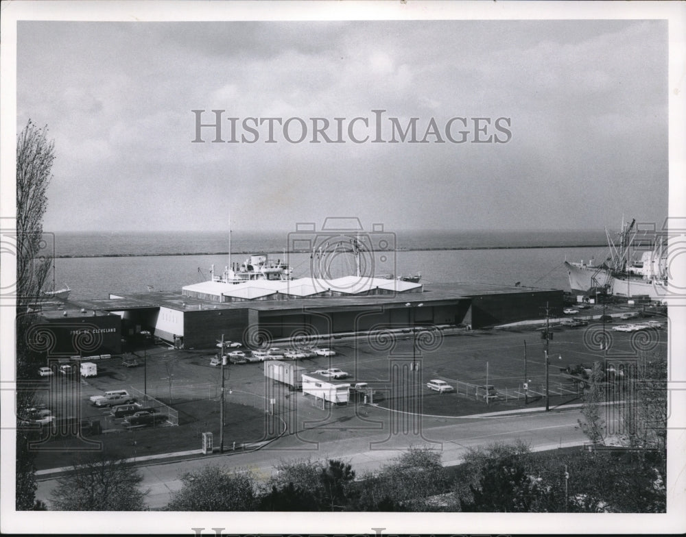 1967 Press Photo New Warehouse at East End of Stadium Pier Dock 32- Historic Images