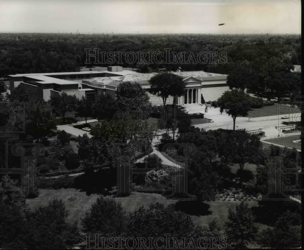 1966 Press Photo South Entrance and Southwest Side of Cleveland Museum of Art- Historic Images