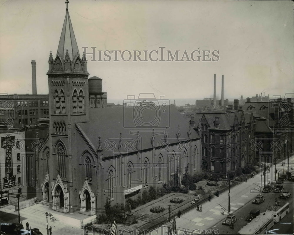 1948 Press Photo The old St. John&#39;s Cathedral during the 1852- Historic Images