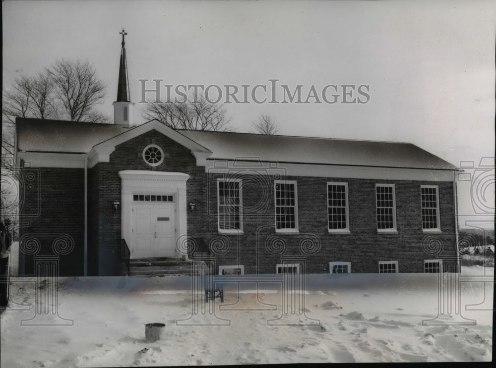 1953 Press Photo The Trinity Presbyterian Church in Beachwood Village- Historic Images