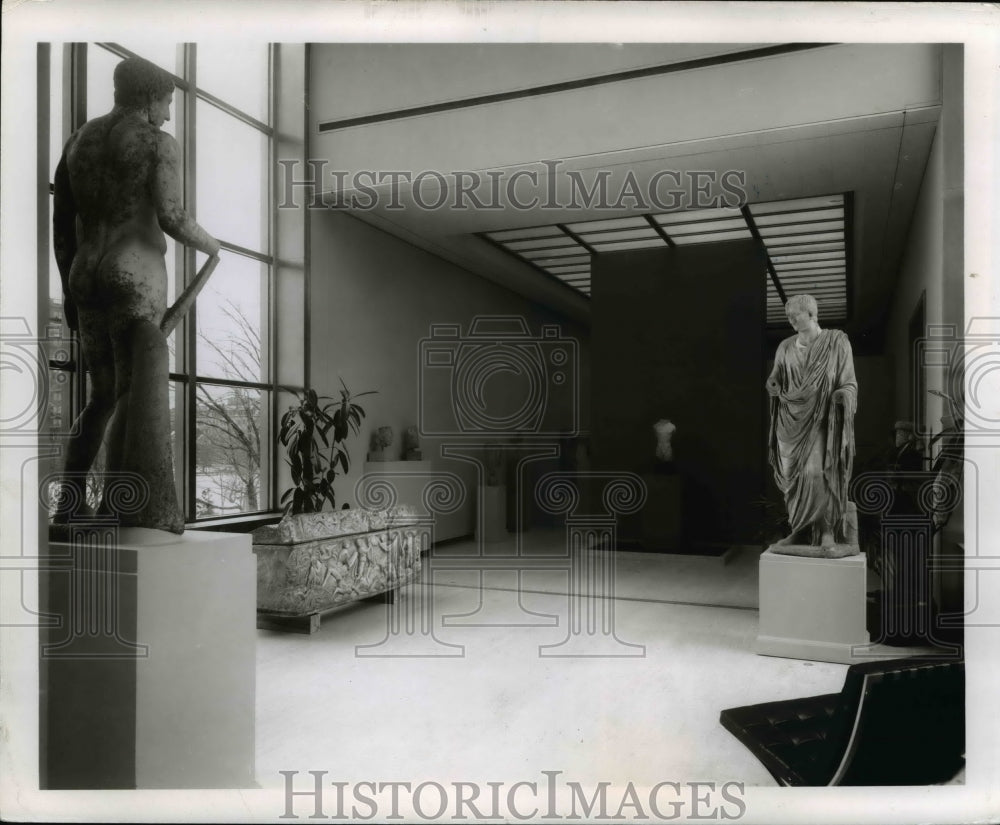 1966 Press Photo The Classical Gallery at new wing of Cleveland Museum of Art- Historic Images