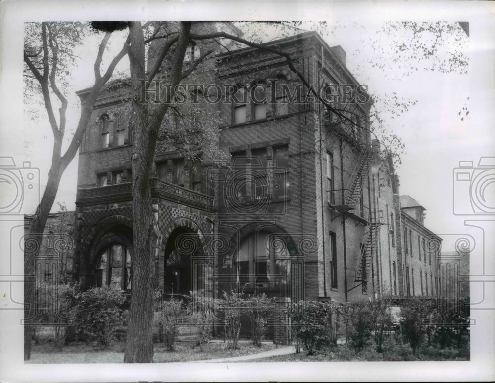 1960 Press Photo Oldest building at City Hospital ground houses outpatient dept - Historic Images