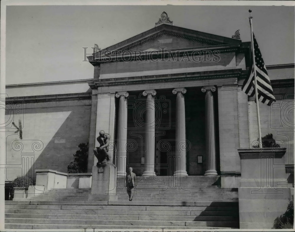 1951 Press Photo Milliken Wade Park Manor in Cleveland Museum of Art- Historic Images