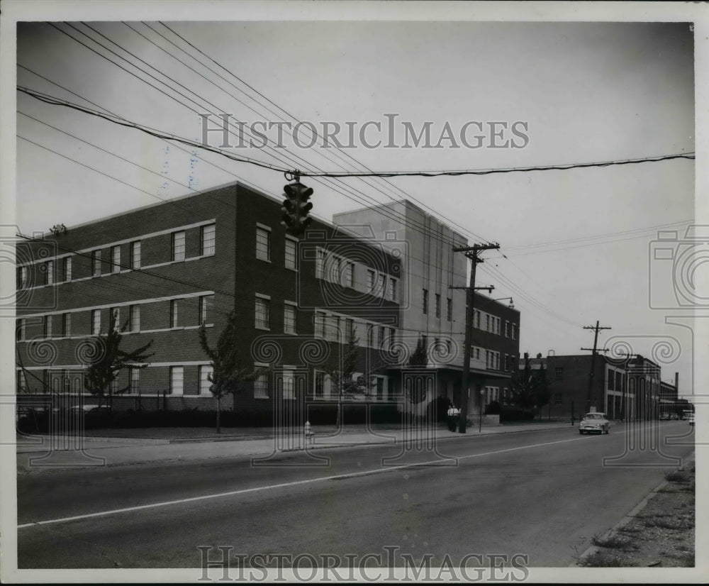 1959 Press Photo New office of Strong Carlisle &amp; Hammond Div, White Sewing Corp- Historic Images