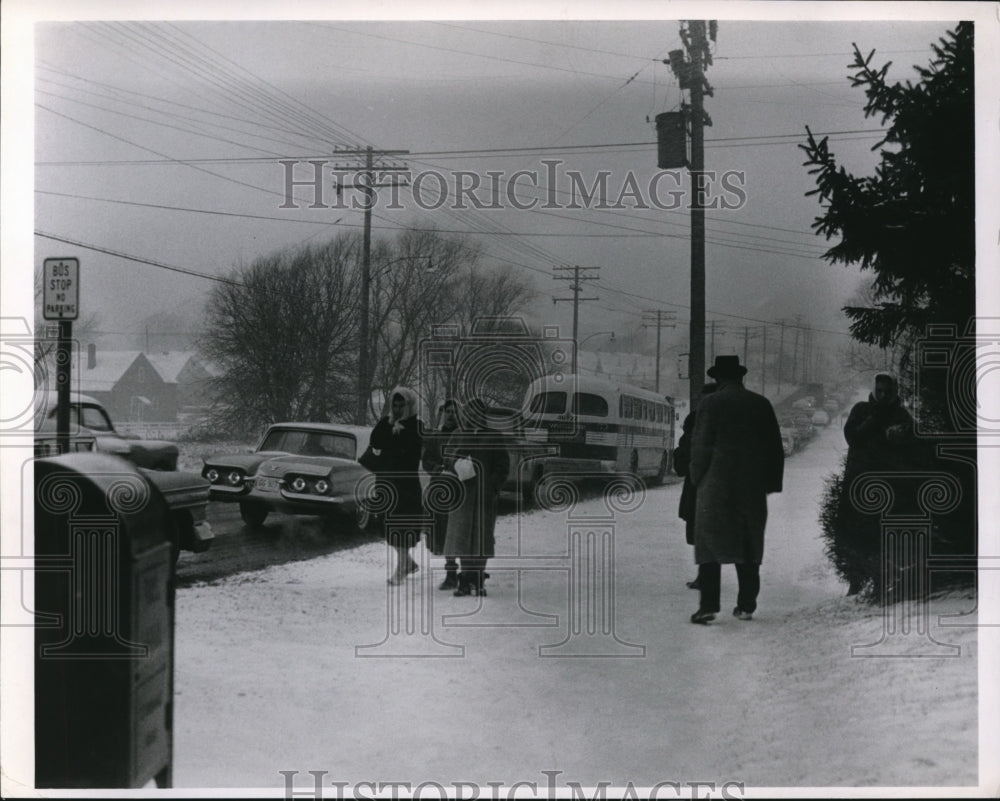 1959 Press Photo The View Looking South on Turney With Granger Rd Intersection- Historic Images