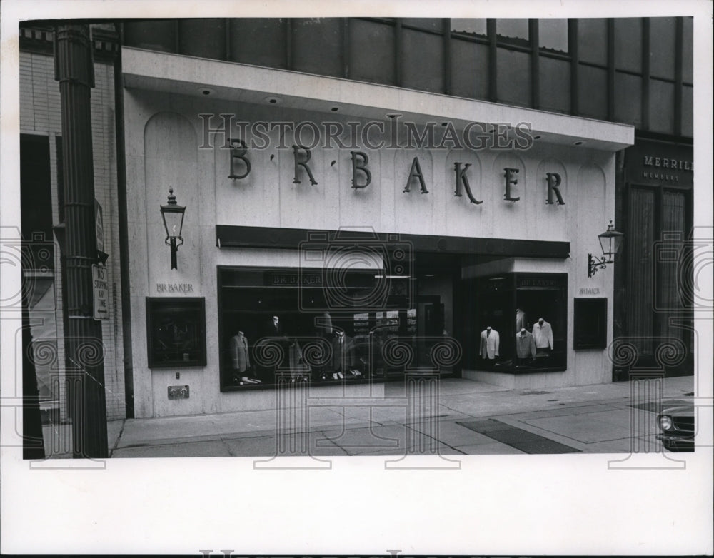 1968 Press Photo The  B. R. Baker Company in 1007 Euclid Avenue 
- Historic Images