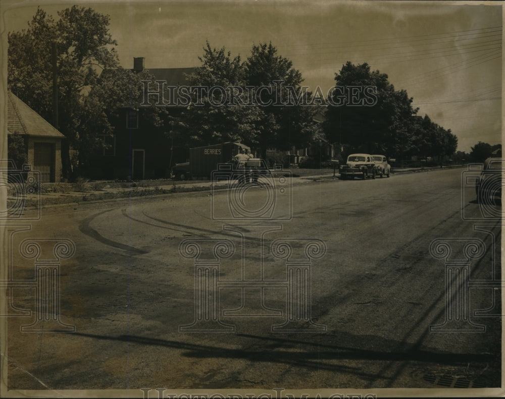 1950 Press Photo General View of Shaff Rd looking East- Historic Images