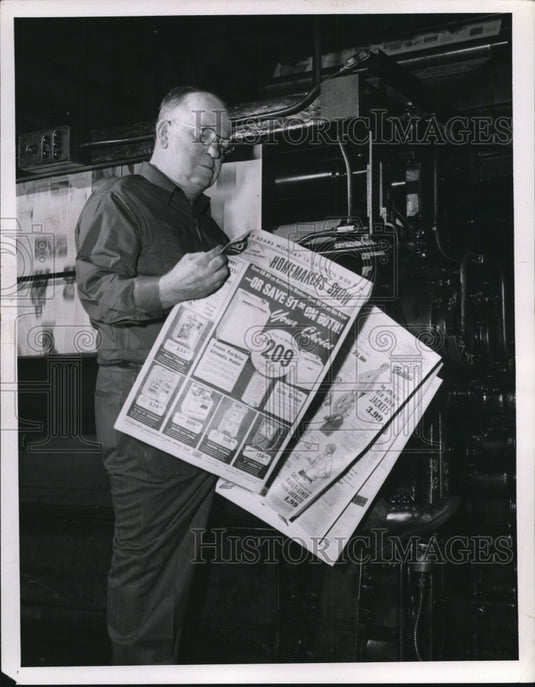 1955 Press Photo Emmett O'Flanigan- Historic Images