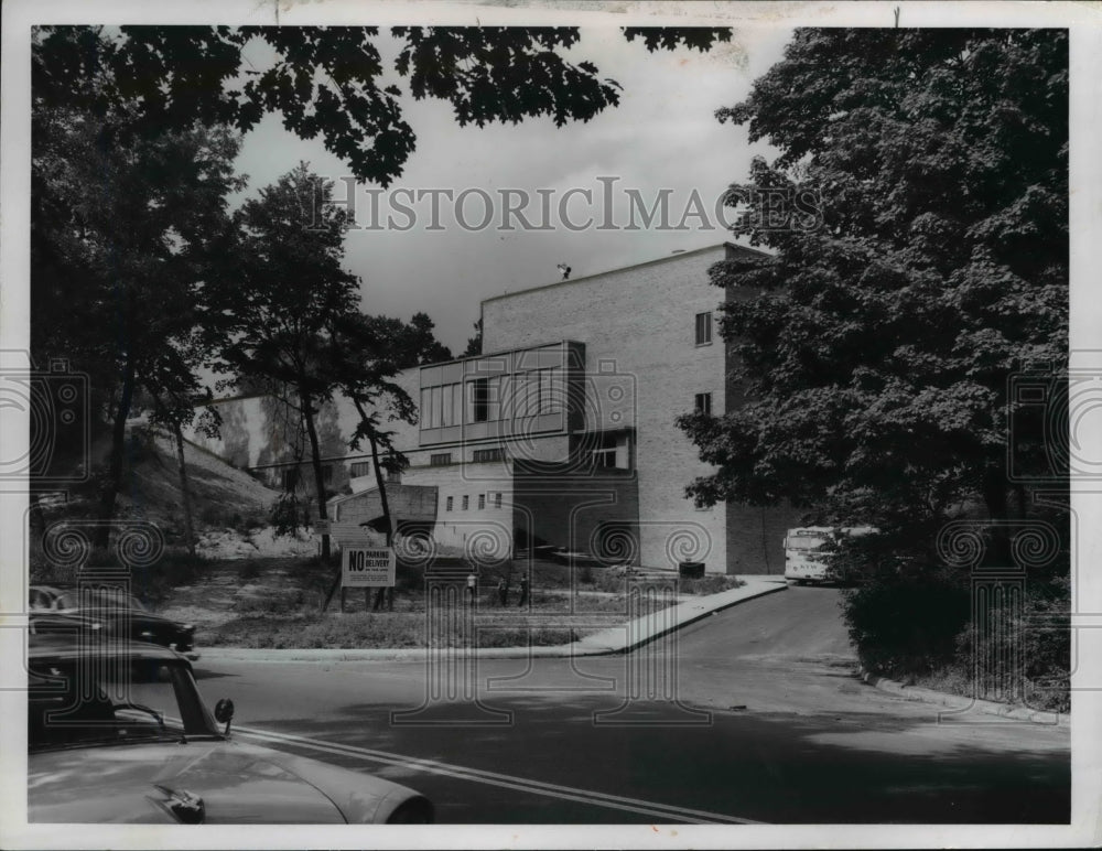 1958 Press Photo Construction at the Cleveland Museum of Natural History- Historic Images