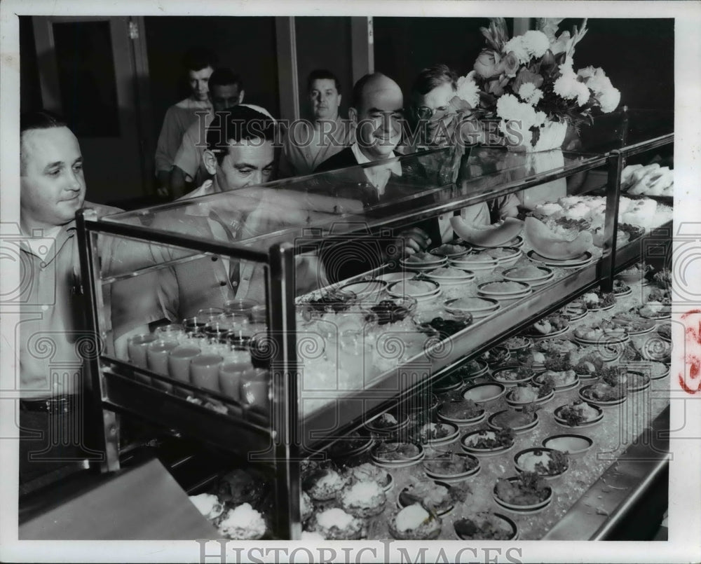 1956 Press Photo Food section of the Forest City Publishing Company- Historic Images