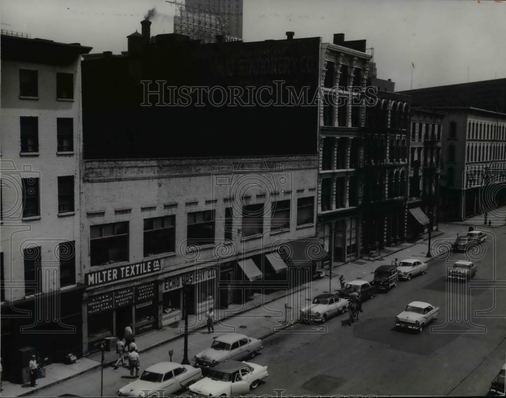 1955 Press Photo The former Academy of Music Building on West 6th Street- Historic Images