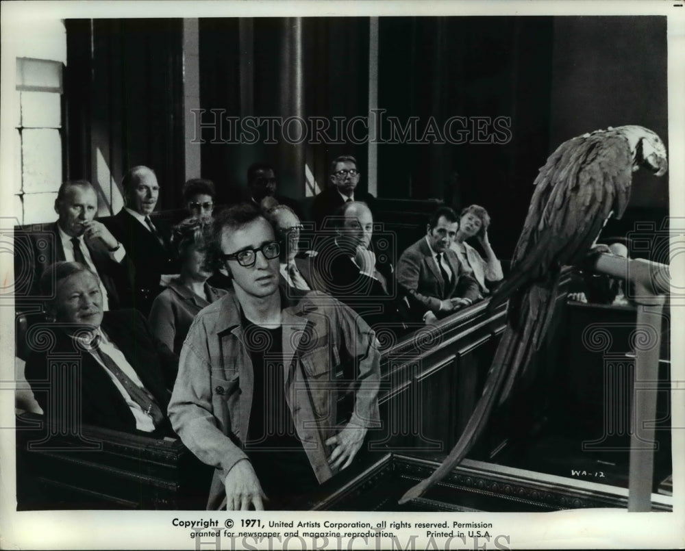 1971 Press Photo Woody Allen, an American actor, filmmaker and comedian- Historic Images