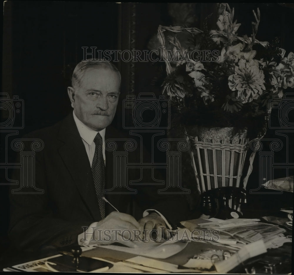 1930 Press Photo Gen. Pershing during his seventieth birthday- Historic Images