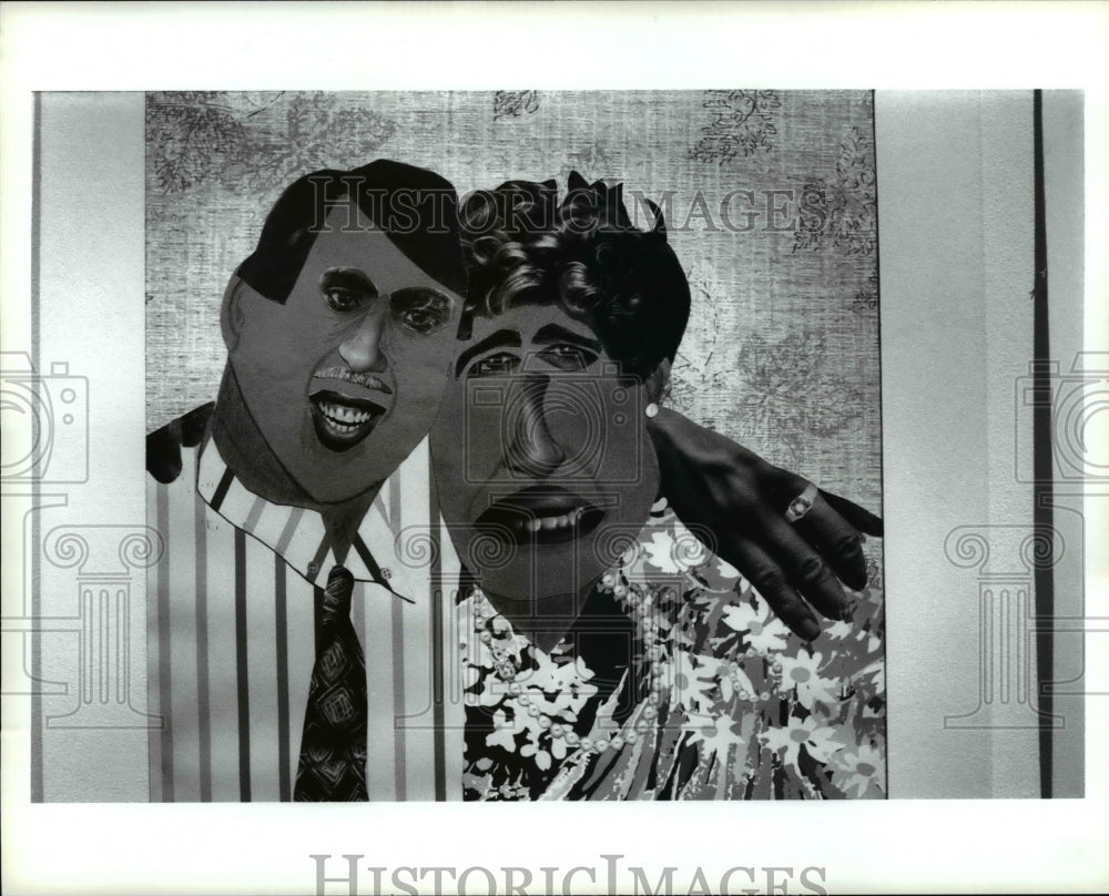 1994 Press Photo An art by Audubon Middle Sch. grade 8 student, Carrie Battle- Historic Images